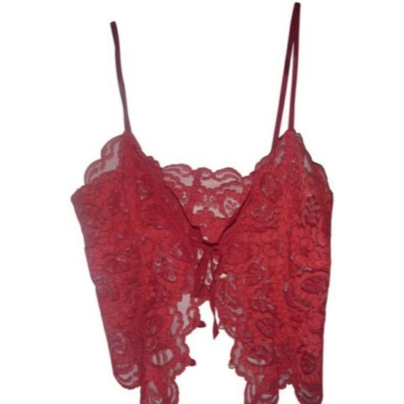 Sabbia Rosa Red Camisole Tank Top/Cami - Picture 1 of 3